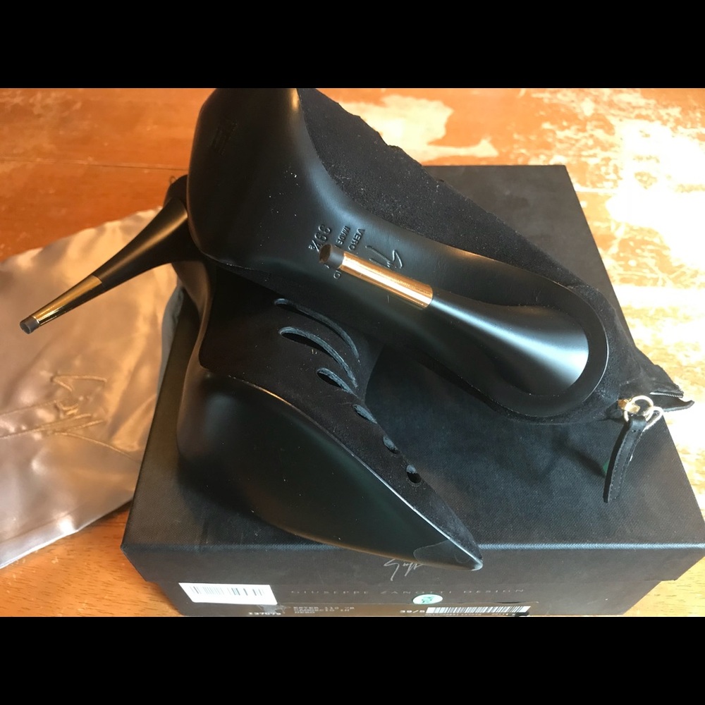 Giuseppe Suede Booties - Picture 3 of 5